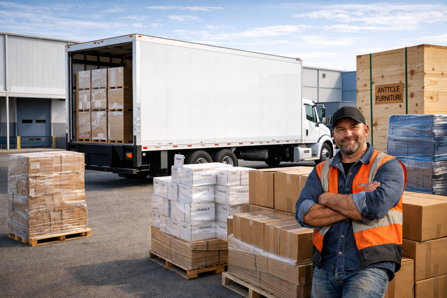 Dispatch team reviewing freight loads